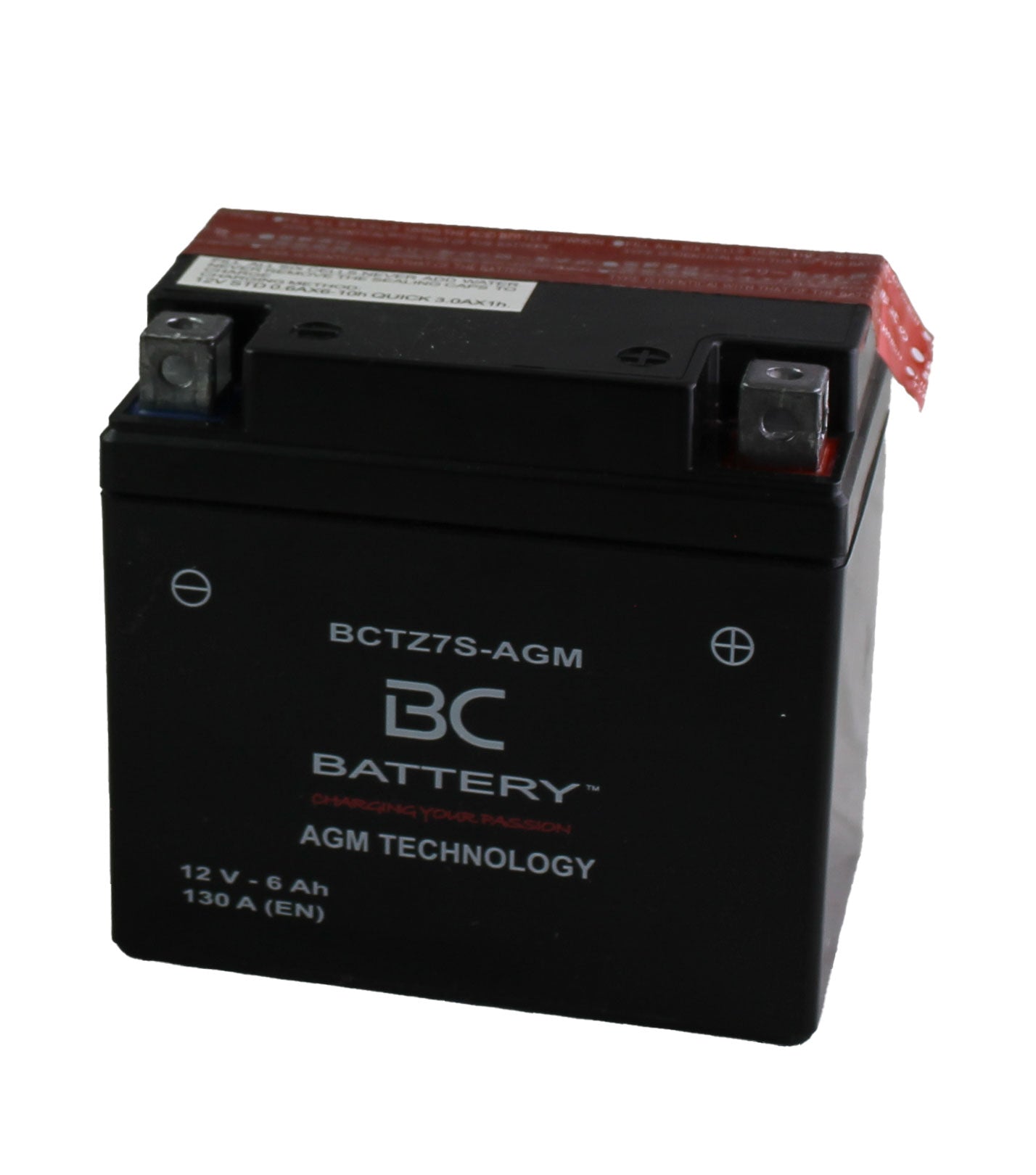 BCTZ7S-AGM| Batteria Moto al AGM,YTZ7S, 12V, 6Ah, CCA:130Amp, 113x70x105mm - BC Battery Italian Official Website