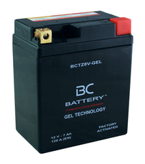 BCTZ8V-GEL| Batteria Moto al GEL,YTZ8V,12V,7 Ah, CCA: 120Amp,113x70x130mm