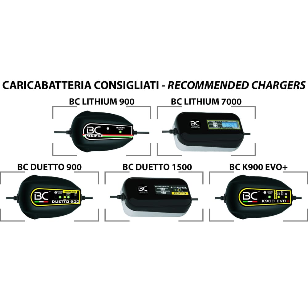 BC Lithium Batteries BCTZ14S-FP Batteria Moto al Litio LiFePO4, 0,9 kg, 12V, HJTZ14S-FP-S / YTZ12S / YTZ14S / YTX14H-BS / KMX14-BS / YTX14-BS / HVT-8 - BC Battery Italian Official Website